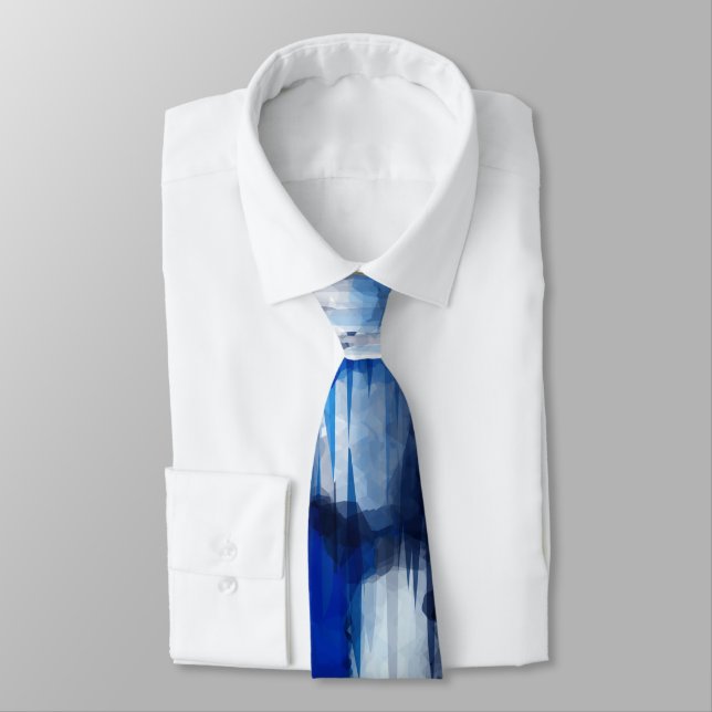 Abstract Blues  Tie (Tied)