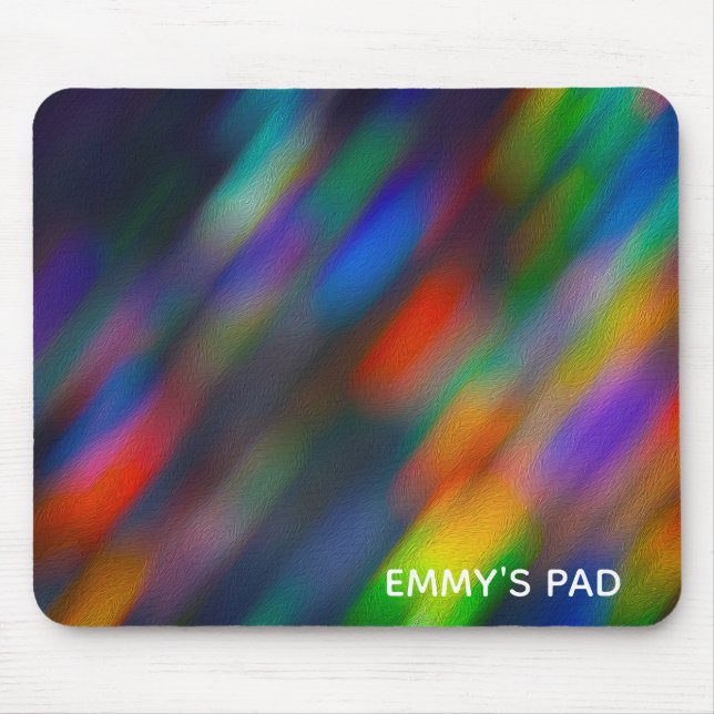 Abstract Blur Design Mouse Pad (Front)