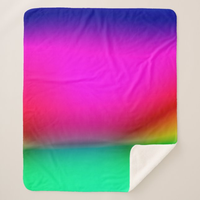 abstract blur lights background, colorful pattern  sherpa blanket (Front)