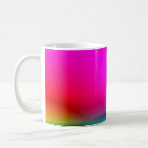 abstract blur lights background, colourful pattern coffee mug