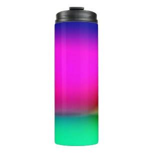 abstract blur lights background, colourful pattern thermal tumbler
