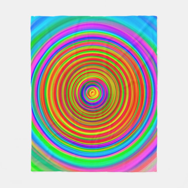 abstract blurred background, vintage geometric tex fleece blanket (Front)