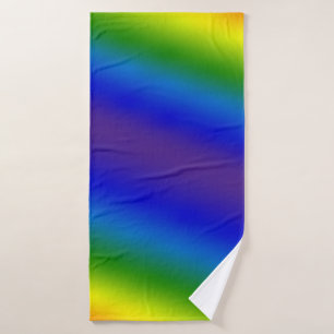 Abstract blurred gradient mesh background in brigh bath towel