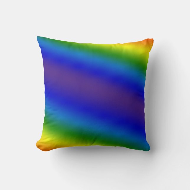 Abstract blurred gradient mesh background in brigh cushion (Front)