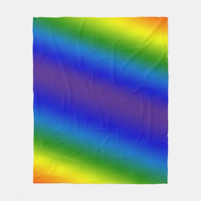 Abstract blurred gradient mesh background in brigh fleece blanket (Front)