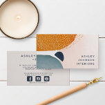 Abstract Blush Pink Teracotta Gold Social Media<br><div class="desc">Show your business at its best with these modern organic abstract design business cards in blush pink terracotta and navy blue watercolor,  with faux gold foil. Copyright Anastasia Designs,  all rights reserved.</div>