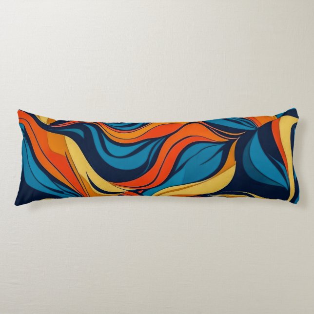 Abstract Body Pillow (Front)