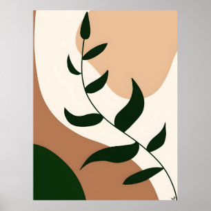 Abstract Boho and Modern Clip Art Printable 2026 Poster