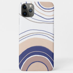 Abstract Boho Arches - Blue and Beige Case-Mate iPhone Case