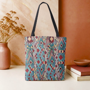 Abstract Boho Aztec  Tote Bag
