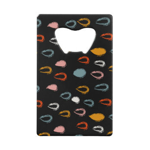 Abstract boho raindrops, tribal doodle.