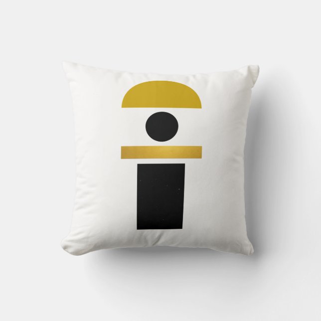 Abstract Boho Shapes Modern  Cushion (Front)