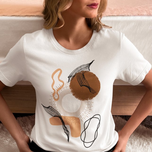 Abstract Boho Women Illustration , bohemian boho T-Shirt (Creator Uploaded)