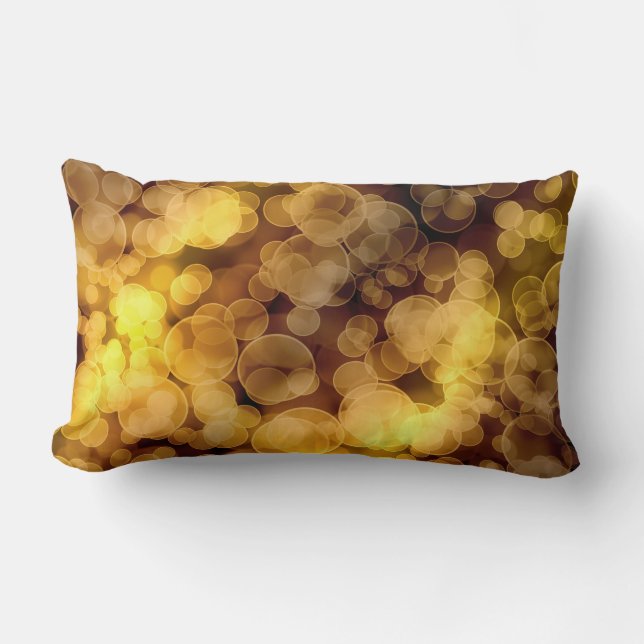 Abstract Bokeh Gradient Lumbar Cushion (Front)