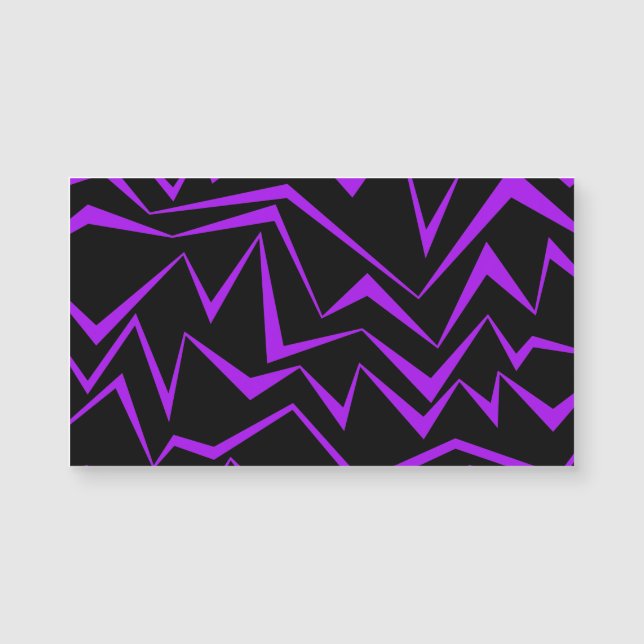 Abstract, bold, vibrant geometric zigzag pattern (Front)