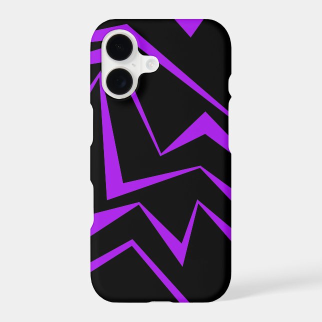 Abstract, bold, vibrant geometric zigzag pattern (Back)