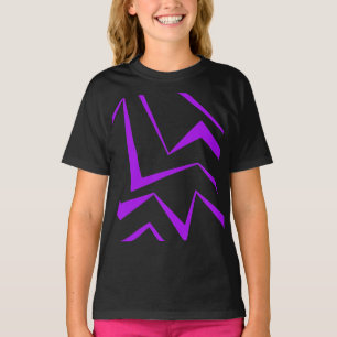 Abstract, bold, vibrant geometric zigzag pattern T-Shirt