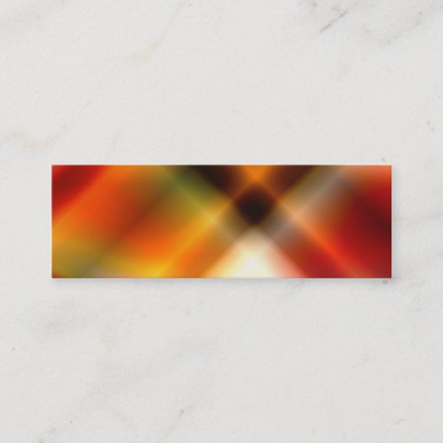 Abstract bookmark business card (Front)
