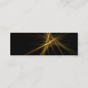 Abstract bookmark business card