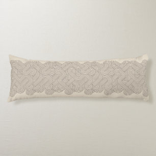 Abstract border body cushion
