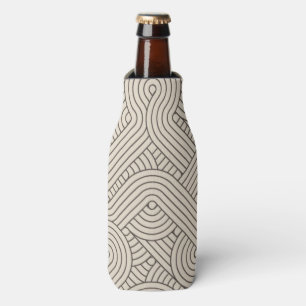 Abstract border bottle cooler