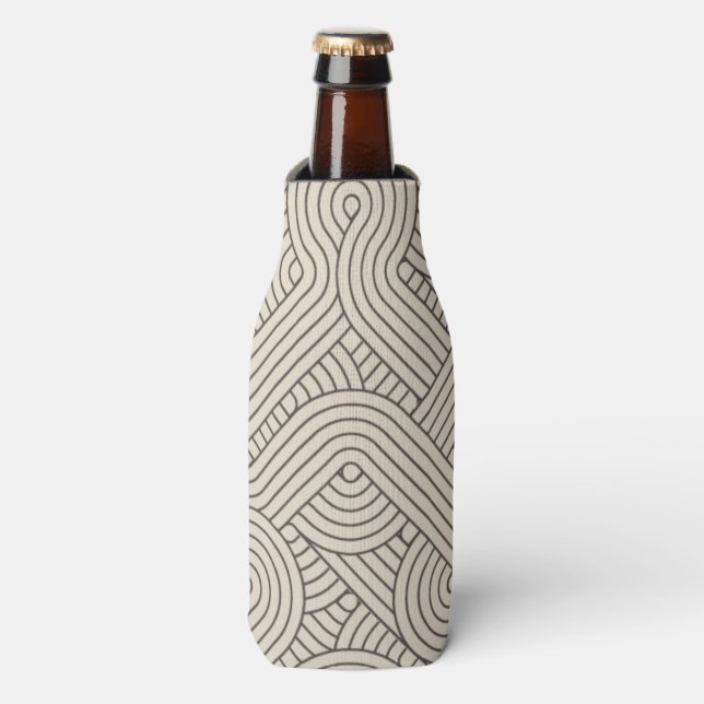 Abstract border bottle cooler (Bottle Front)