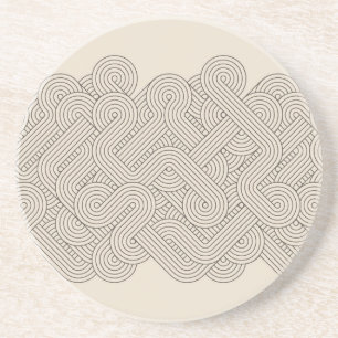 Abstract border coaster