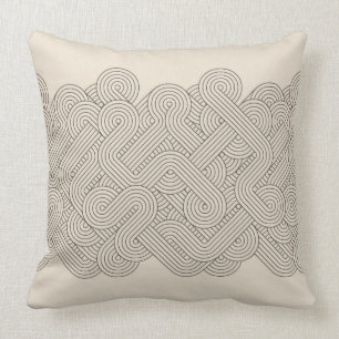 Abstract border cushion