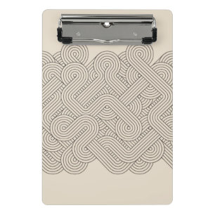 Abstract border mini clipboard