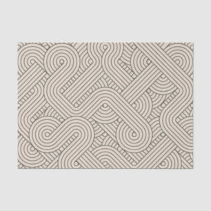 Abstract border tissue paper