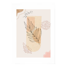Abstract Botanical – Minimalist Floral Line art