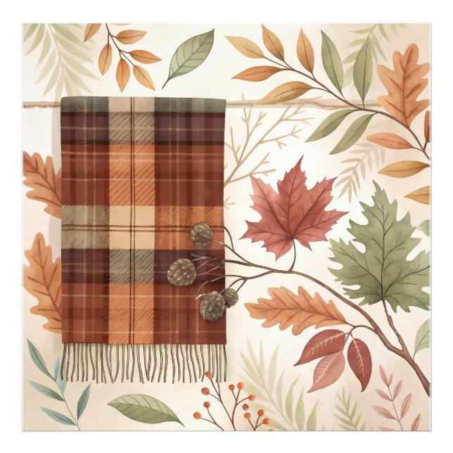 Abstract Botanical Photo Enlargement  Print (Front)