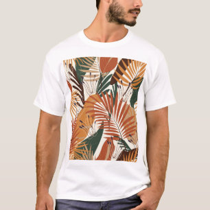 Abstract Botanicals: White Canvas Wonders T-Shirt