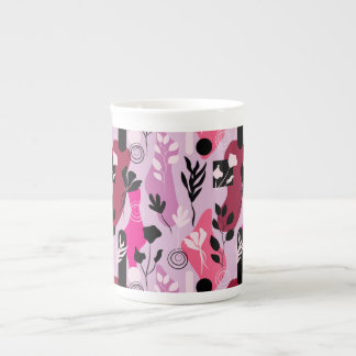 Abstract Botanics Bone China Mug