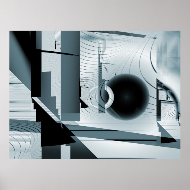 Abstract Boulevard Fractal Print (Front)