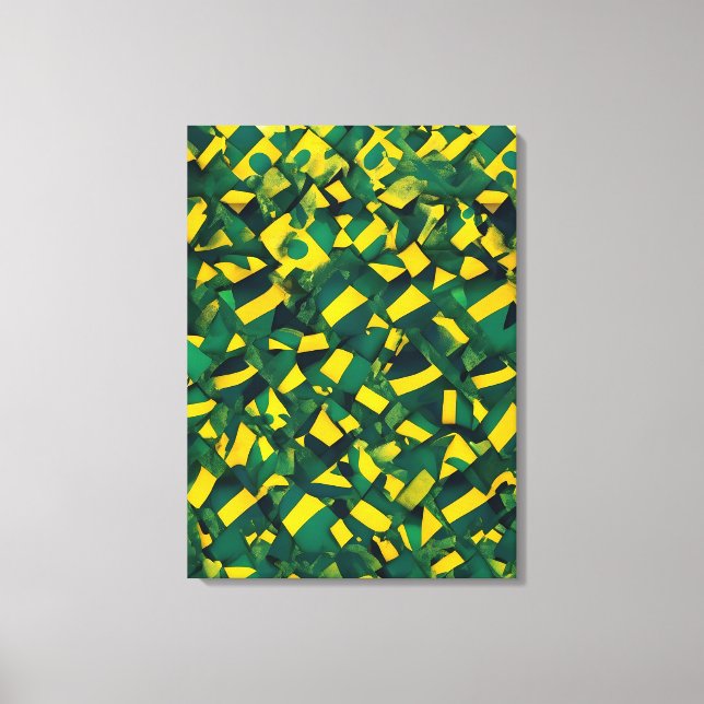 Abstract Brazilian pattern Canvas Print (Front)