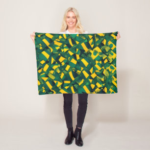 Abstract Brazilian pattern Fleece Blanket