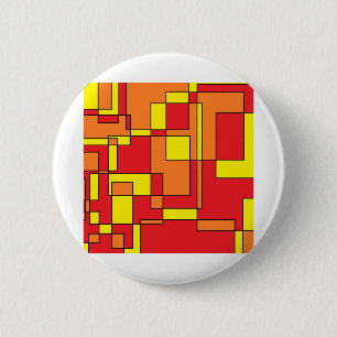 Abstract Brick Pattern 6 Cm Round Badge