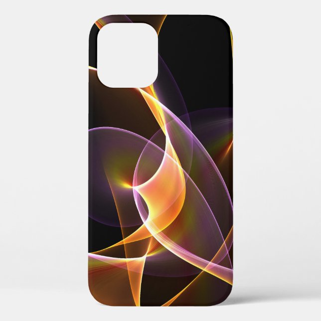 Abstract Bright bold colours of orange, red,brown Case-Mate iPhone Case (Back)