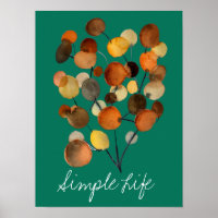 Abstract brown Autumn Earth Tree art