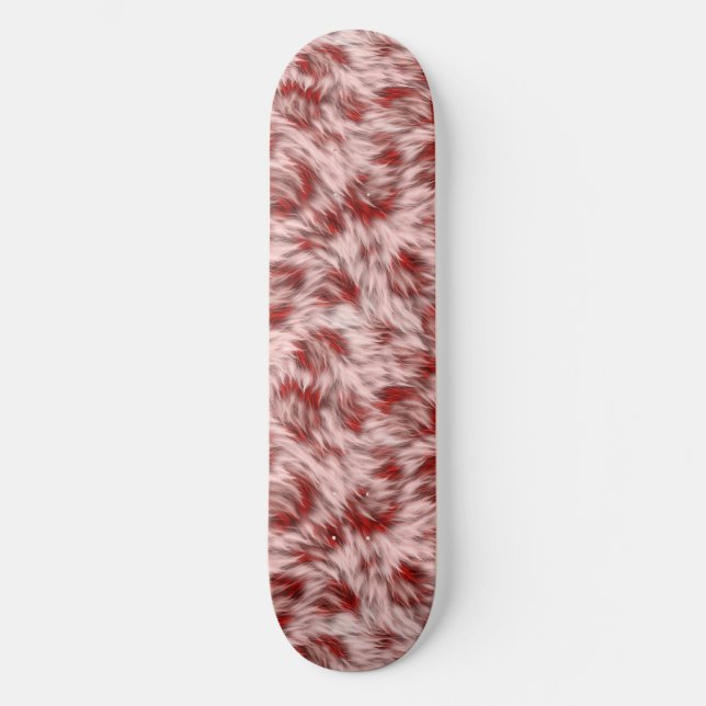 Abstract Brown Fabric Fur Texture Background-24602 Skateboard (Front)