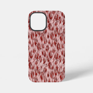 Abstract Brown Fabric Texture Background iPhone 12 Mini Case