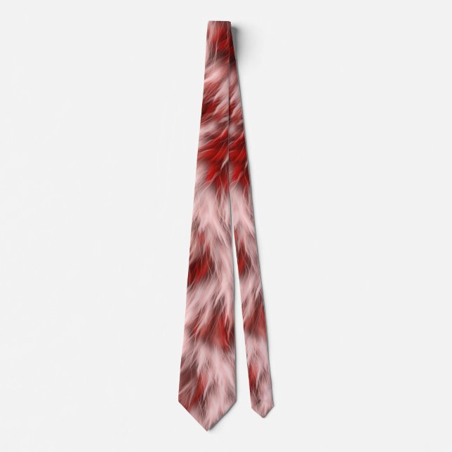 Abstract Brown Fabric Texture Background Tie (Front)
