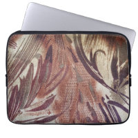Abstract Brown Floral Design 2