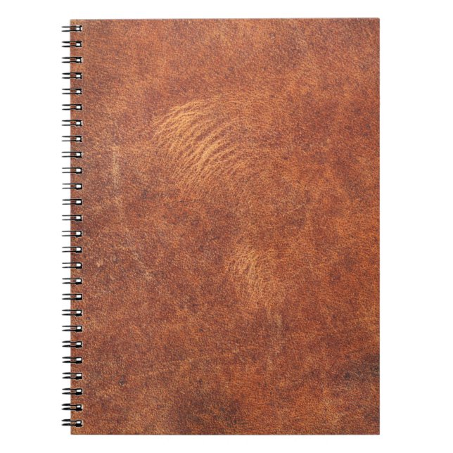 abstract brown leather texture backgroundleather,t notebook (Front)