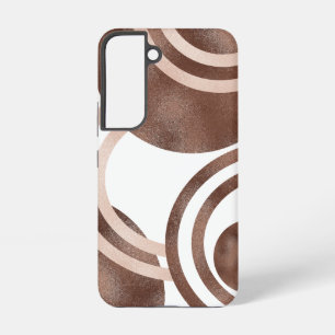 Abstract Brown Line Art Samsung Galaxy Case