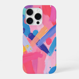 Abstract brush iPhone 16 pro case