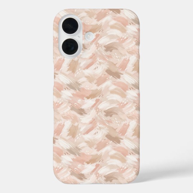 Abstract Brush Stroke Pattern Case-Mate iPhone Case (Back)
