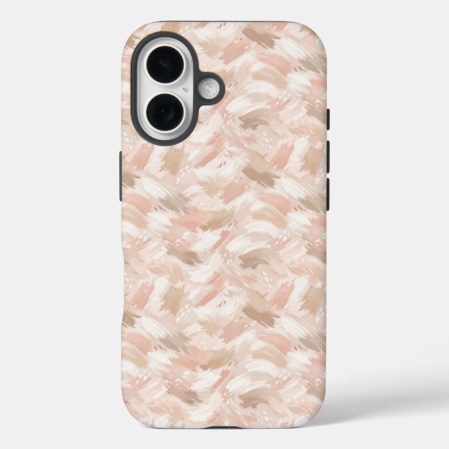 Abstract Brush Stroke Pattern Case-Mate iPhone Case (Back)