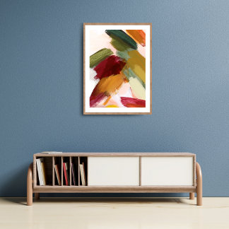 Abstract Brush Stroke Wall Art